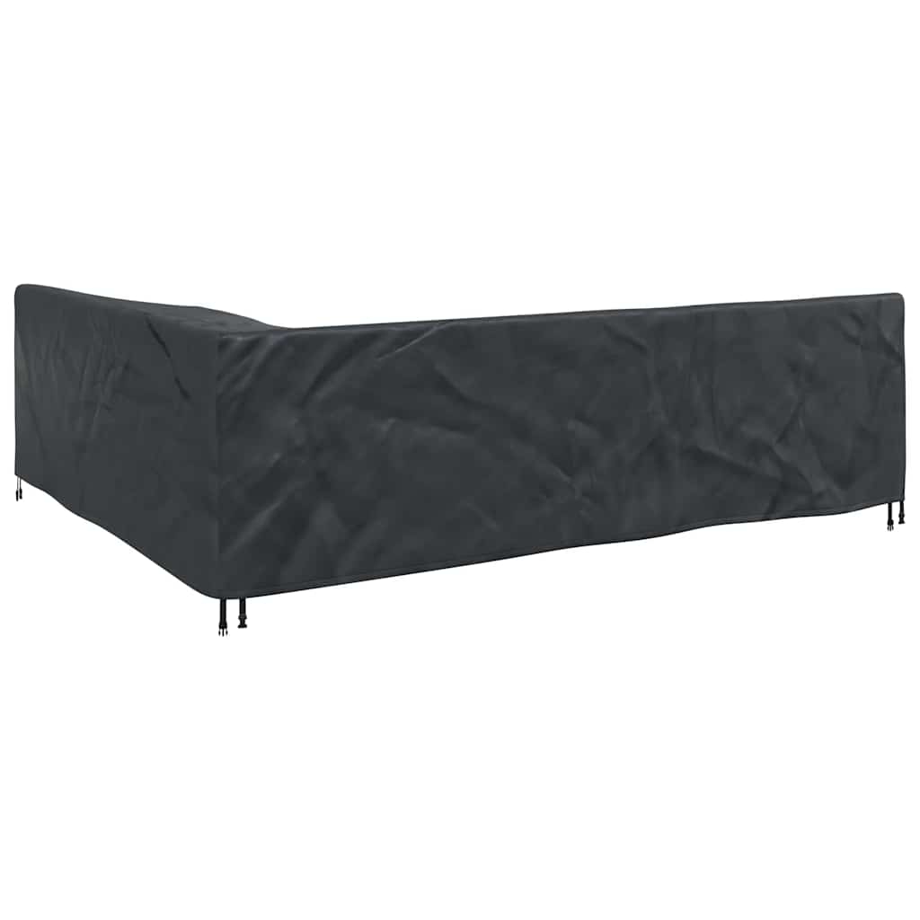 vidaXL Κάλυμμα επίπλων Μαύρο 286 x 222 x 80 εκ.