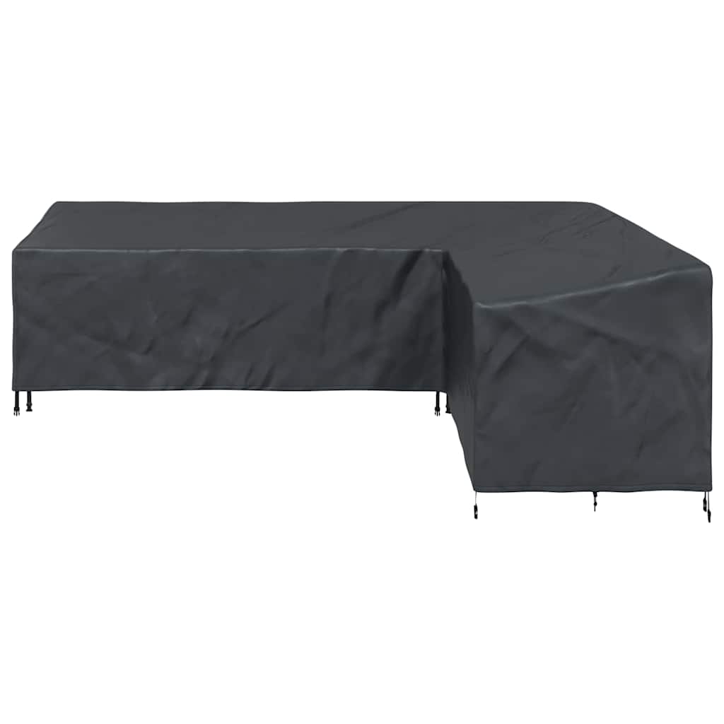 vidaXL Κάλυμμα επίπλων Μαύρο 286 x 222 x 80 εκ.