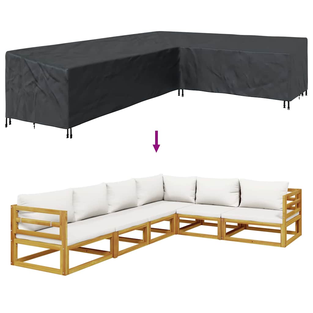 vidaXL Κάλυμμα επίπλων εξωτερικού χώρου 330 x 255 x 80 εκ.