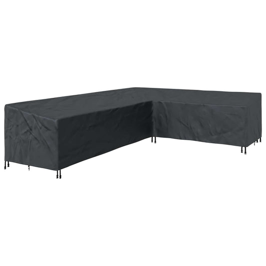 vidaXL Κάλυμμα επίπλων Μαύρο 355 x 275 x 80 εκ. Ύφασμα Oxford 600D