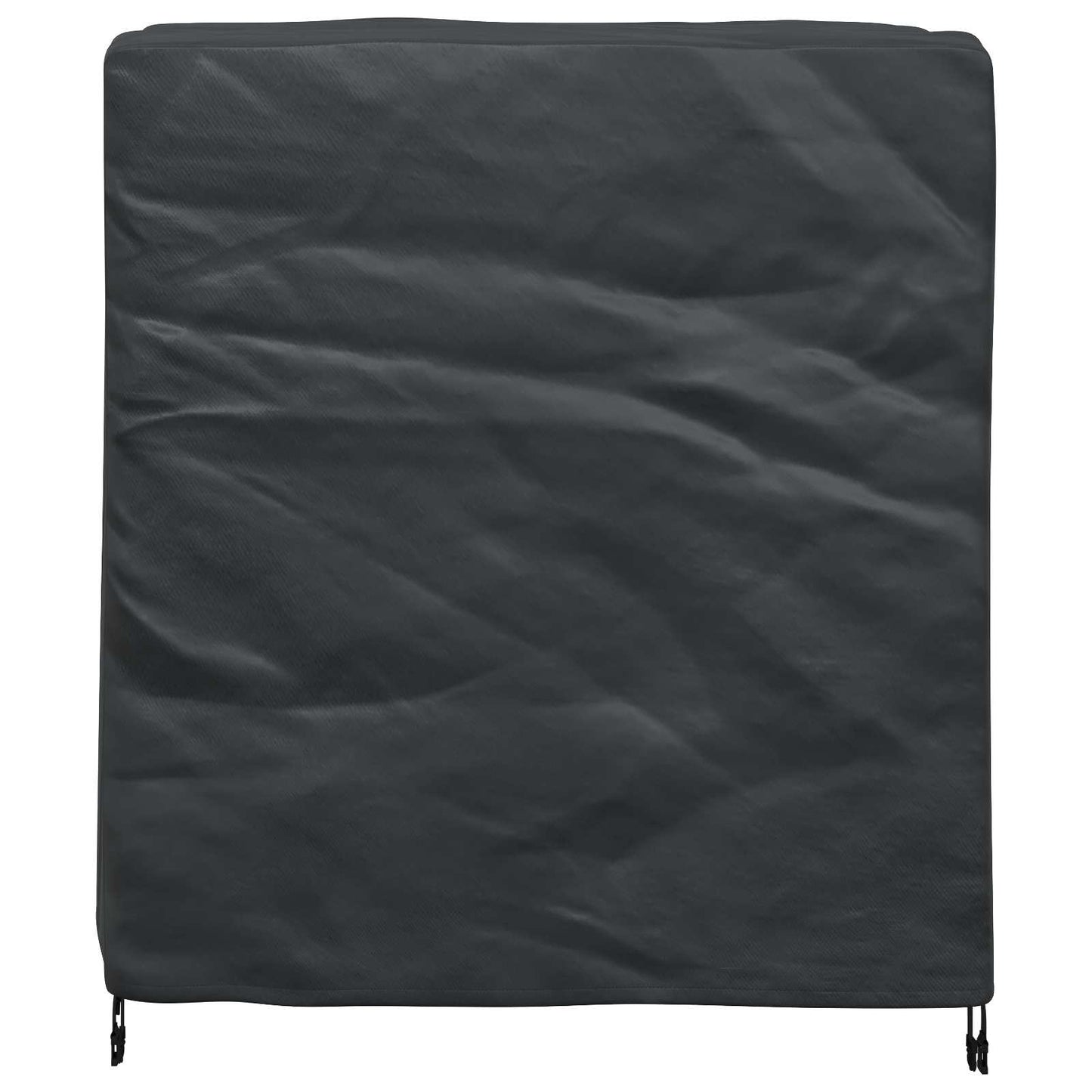 vidaXL Κάλυμμα επίπλων Μονόχρωμο Μαύρο 116 x 100 x 120 εκ. 210D