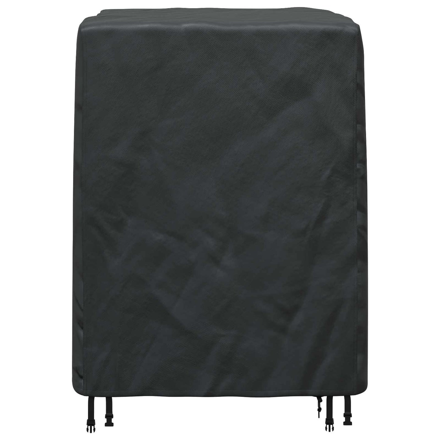 vidaXL Κάλυμμα επίπλων Μονόχρωμο Μαύρο 116 x 100 x 120 εκ. 210D