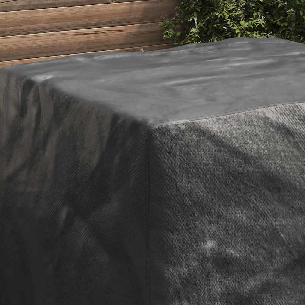 vidaXL Κάλυμμα επίπλων εξωτερικού χώρου Μαύρο 116 x 100 x 120 εκ. 600D