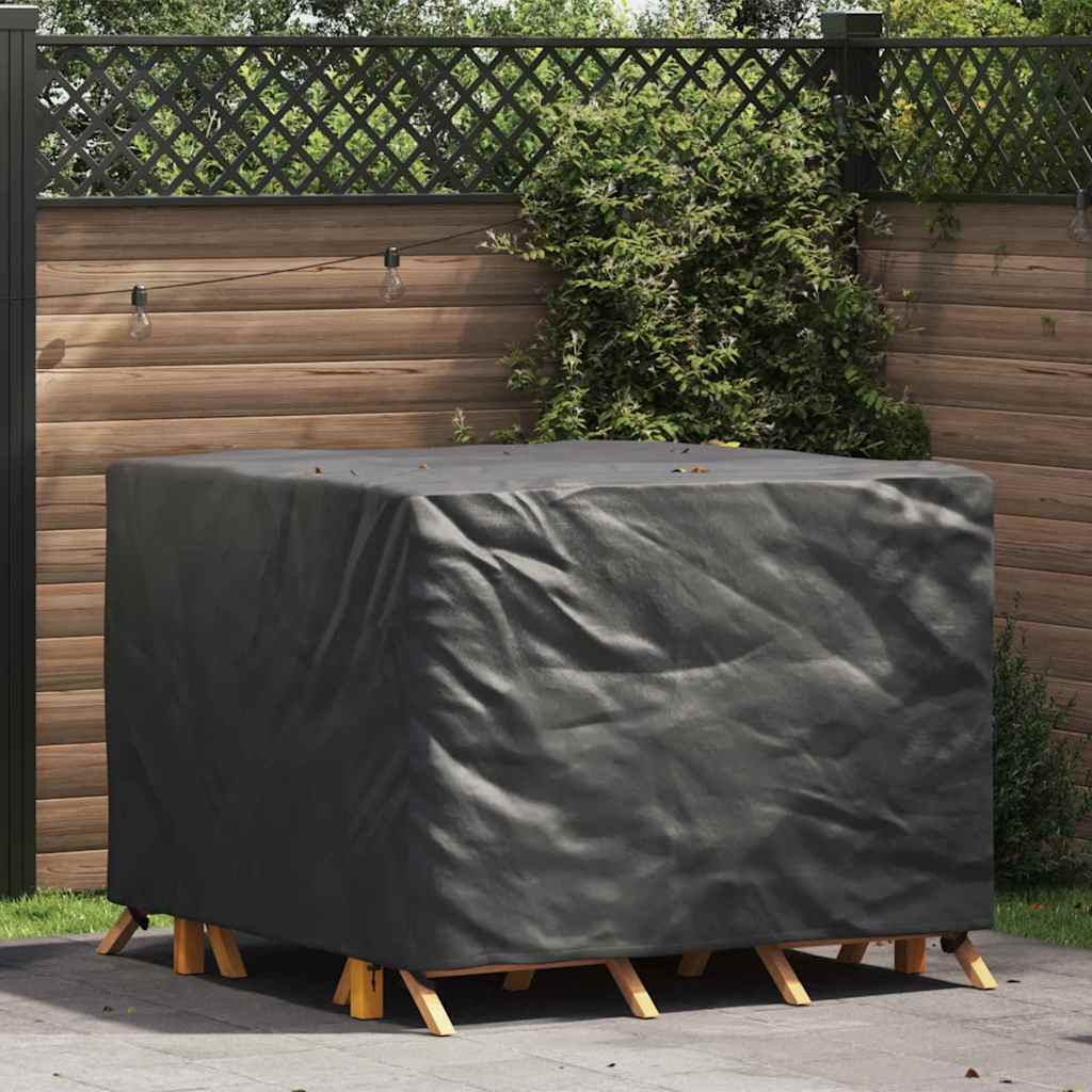 vidaXL Κάλυμμα επίπλων Μαύρο 135 x 135 x 90 cm Υφασμα Oxford 600D