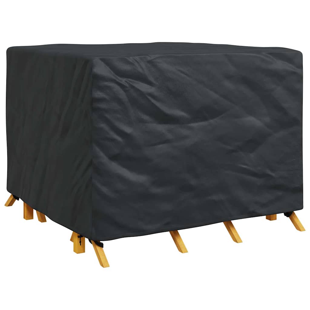 vidaXL Κάλυμμα επίπλων Μαύρο 135 x 135 x 90 cm Υφασμα Oxford 600D