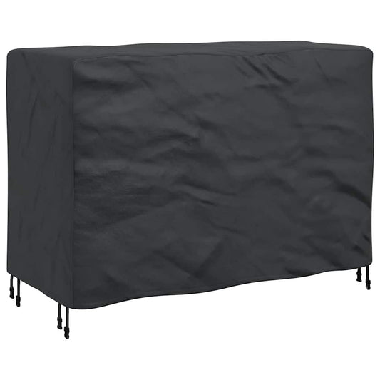 vidaXL Κάλυμμα επίπλων Μονόχρωμο Μαύρο 130 x 80 x 70 εκ. 210D
