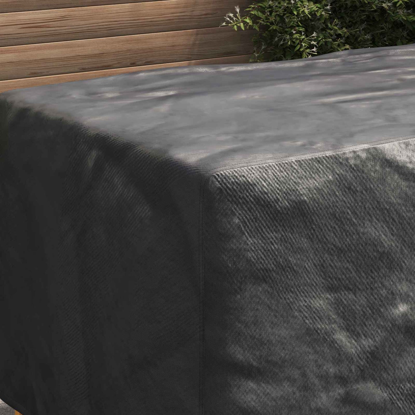 vidaXL Κάλυμμα επίπλων Μονόχρωμο Μαύρο 160 x 100 x 70 εκ. 210D