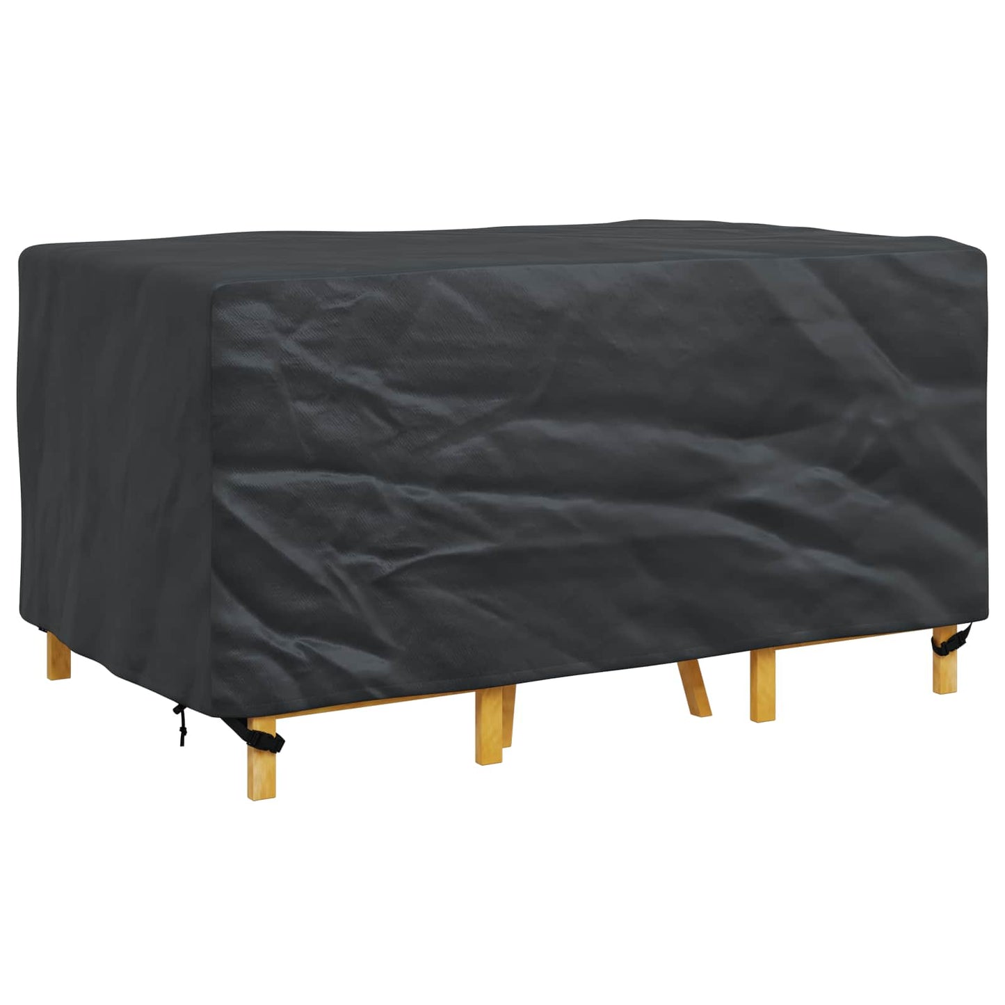 vidaXL Κάλυμμα επίπλων Μονόχρωμο Μαύρο 160 x 100 x 70 εκ. 210D