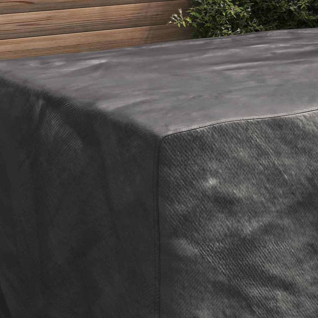 vidaXL Κάλυμμα επίπλων εξωτερικού χώρου Μαύρο 172 x 113 x 73 cm 420D