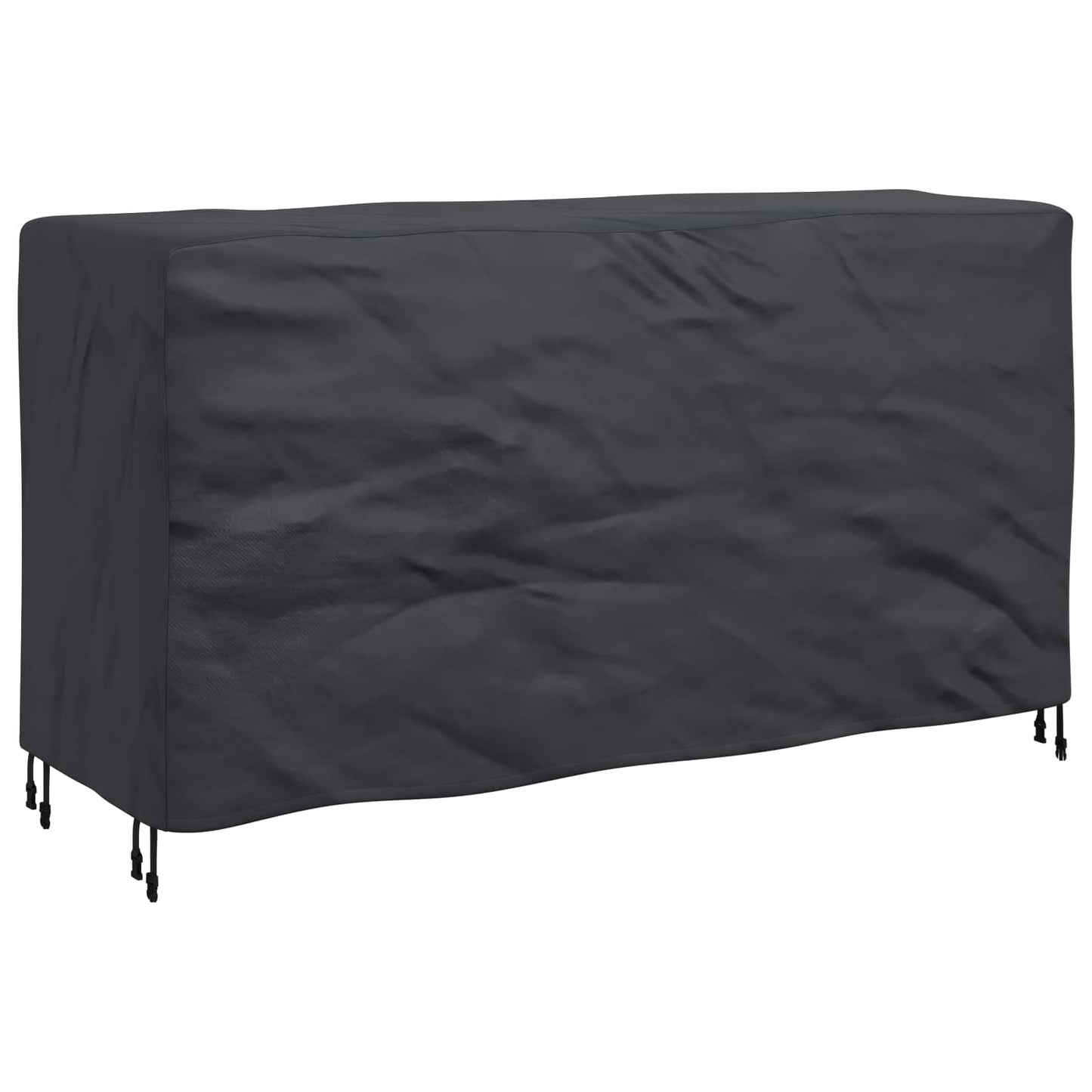vidaXL Κάλυμμα επίπλων Μονόχρωμο Μαύρο 180 x 70 x 90 cm 600D