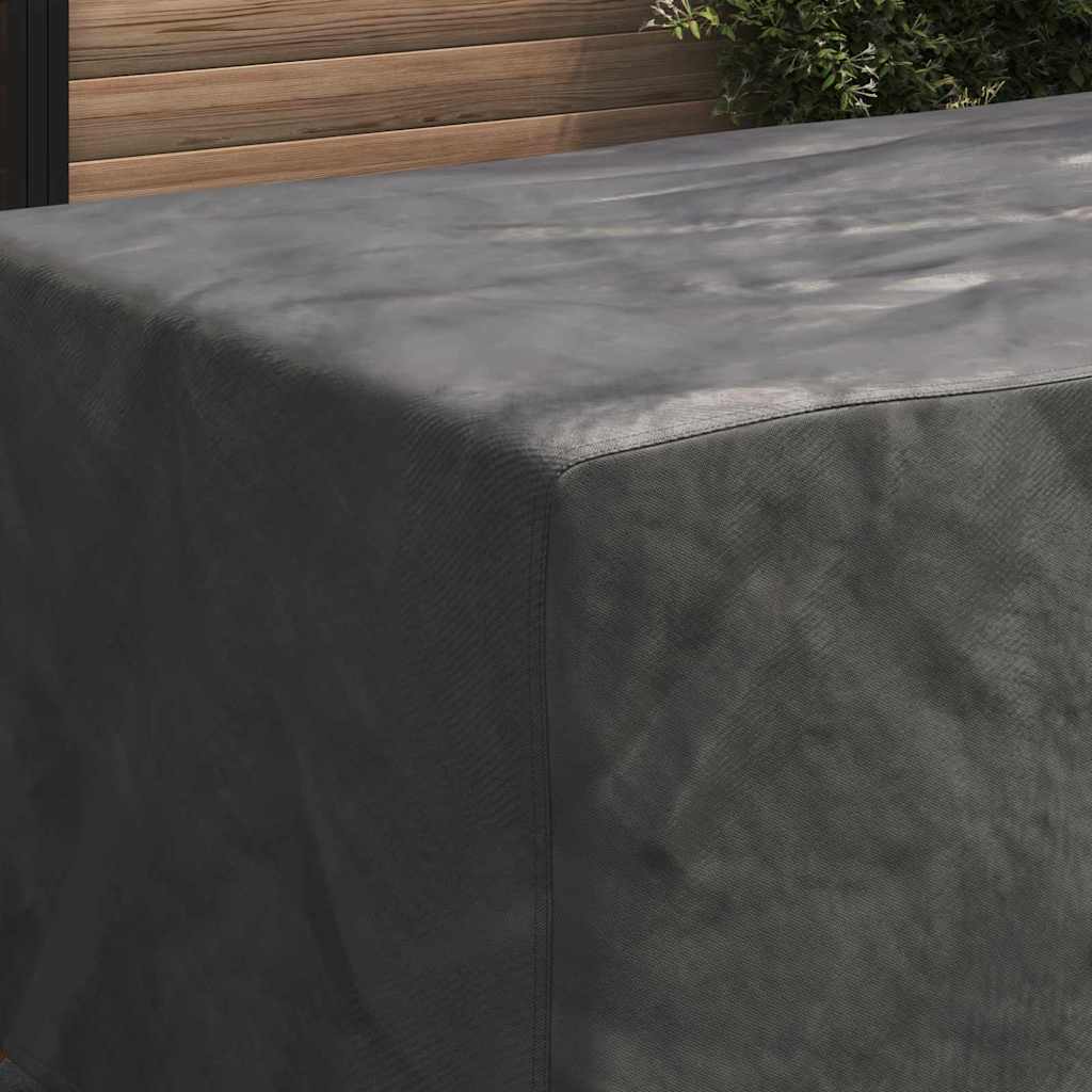 vidaXL Κάλυμμα επίπλων εξωτερικού χώρου Μαύρο 200 x 110 x 70 εκ. 420D