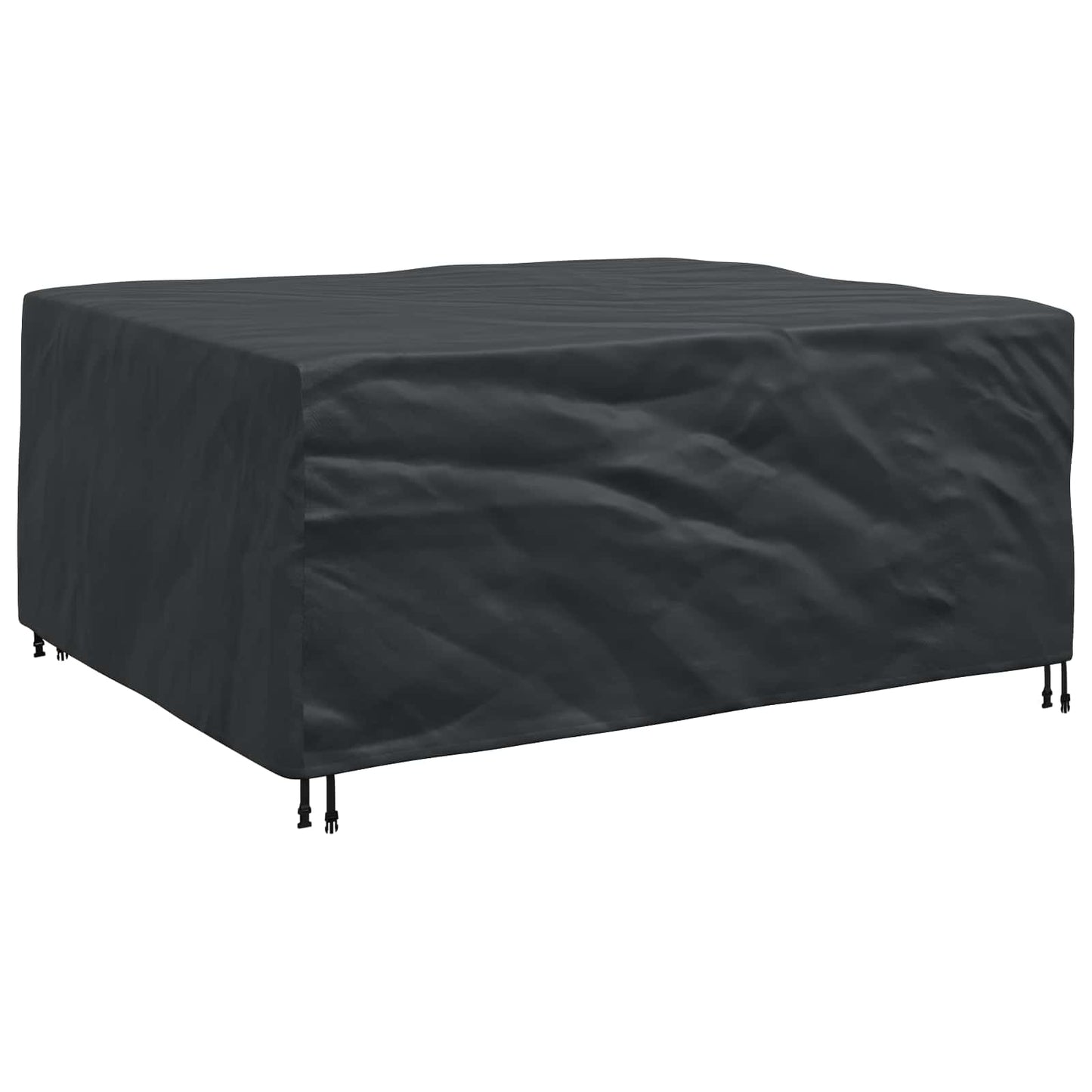 vidaXL Κάλυμμα επίπλων Μονόχρωμο Μαύρο 200 x 160 x 70 cm 600D