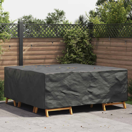 vidaXL Κάλυμμα επίπλων Μονόχρωμο Μαύρο 200 x 200 x 90 εκ. 600D