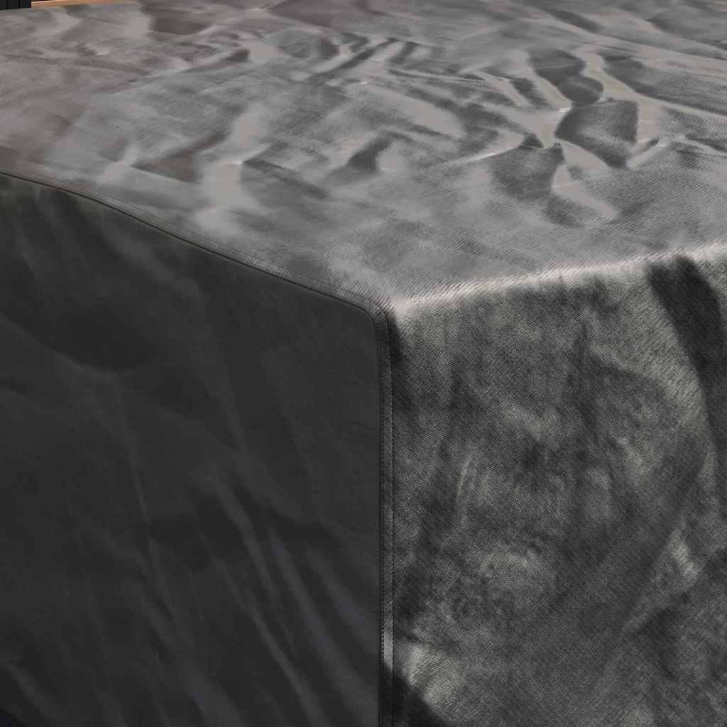 vidaXL Κάλυμμα επίπλων εξωτερικού χώρου Μαύρο 220 x 220 x 70 εκ. 210D