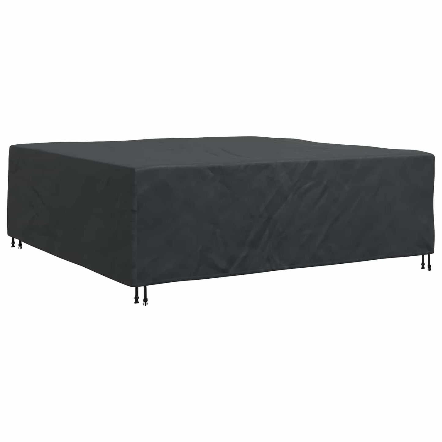 vidaXL Κάλυμμα επίπλων Μονόχρωμο Μαύρο 220 x 220 x 70 εκ. 420D