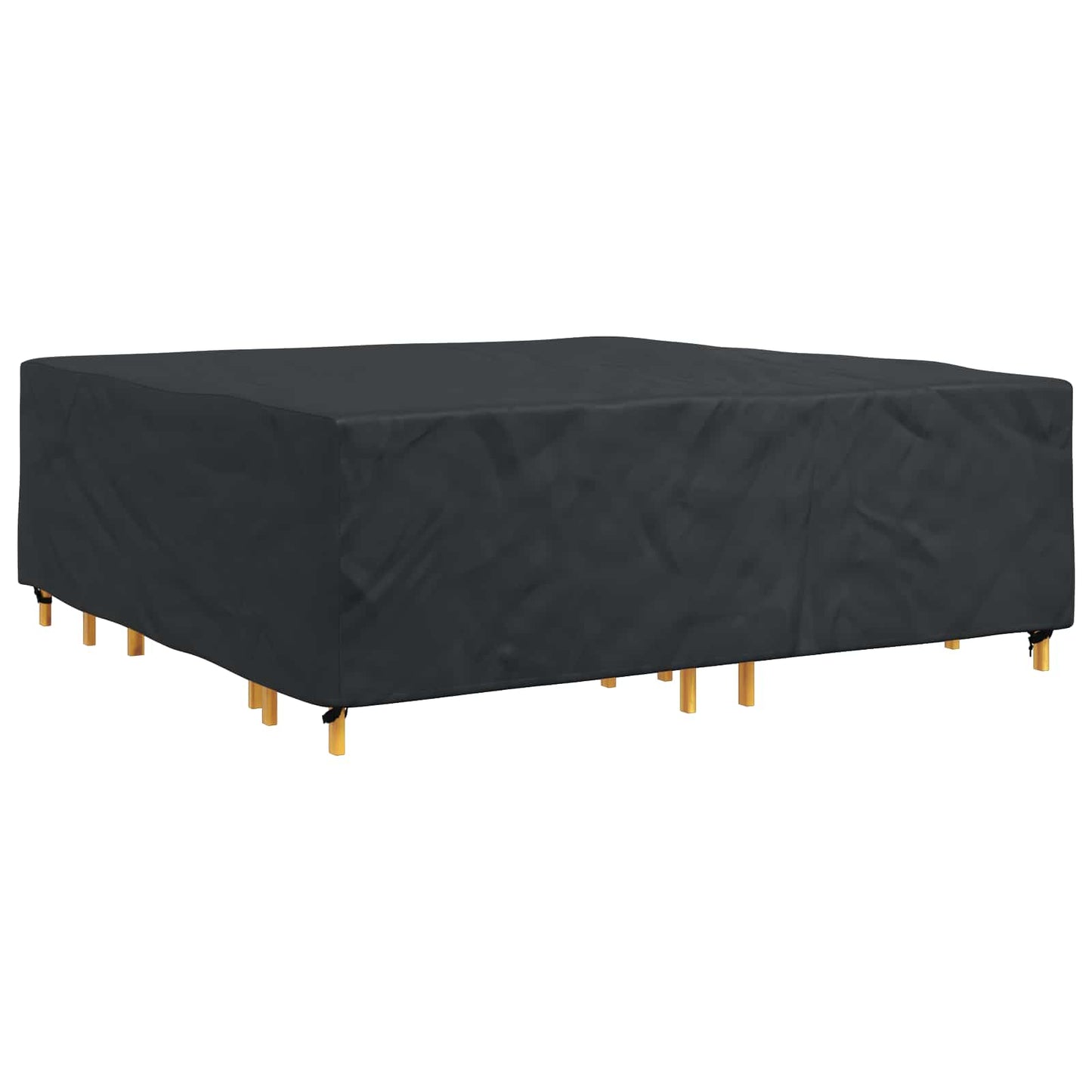 vidaXL Κάλυμμα επίπλων Μονόχρωμο Μαύρο 220 x 220 x 70 εκ. 420D