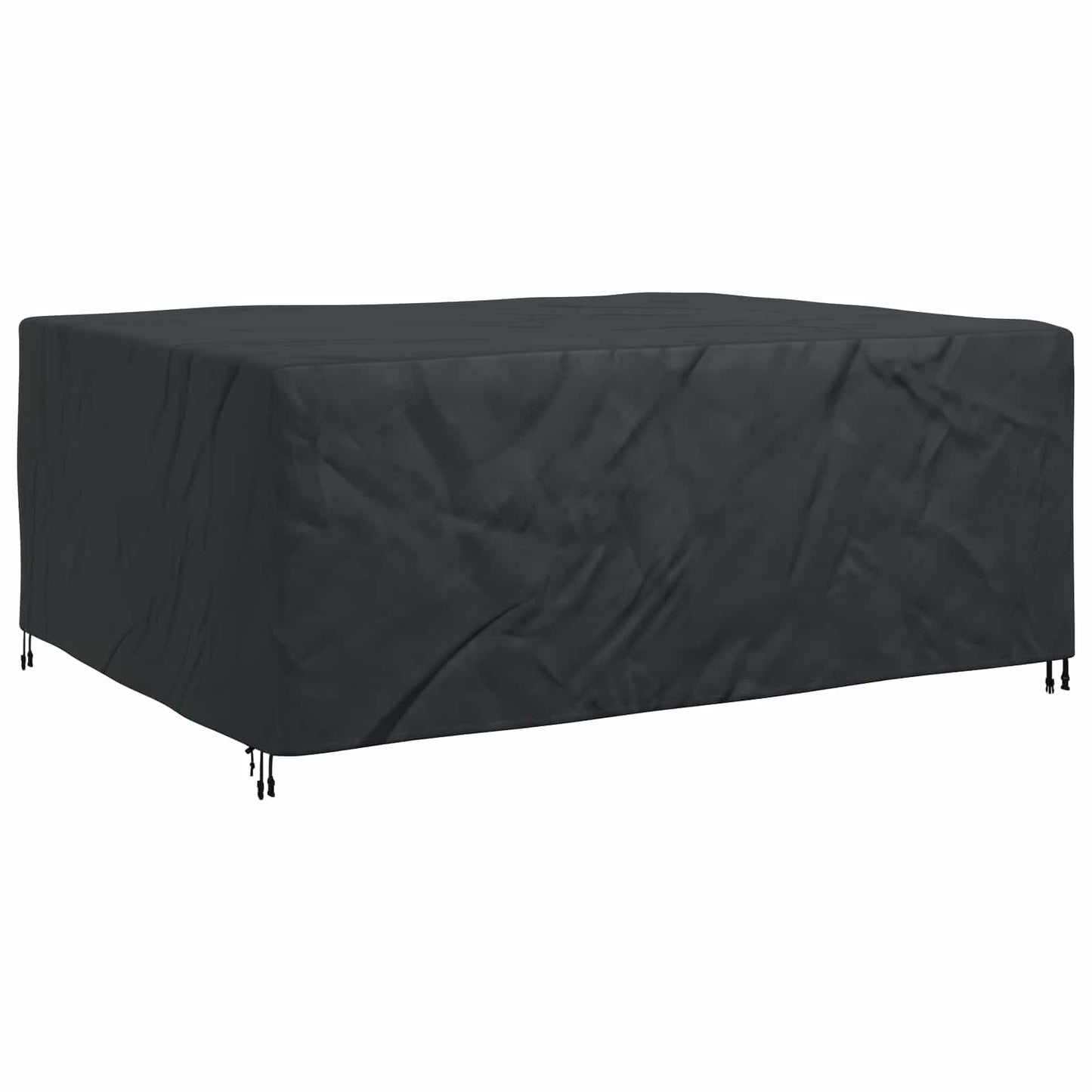vidaXL Κάλυμμα επίπλων Μονόχρωμο Μαύρο 220 x 190 x 85 εκ. 600D