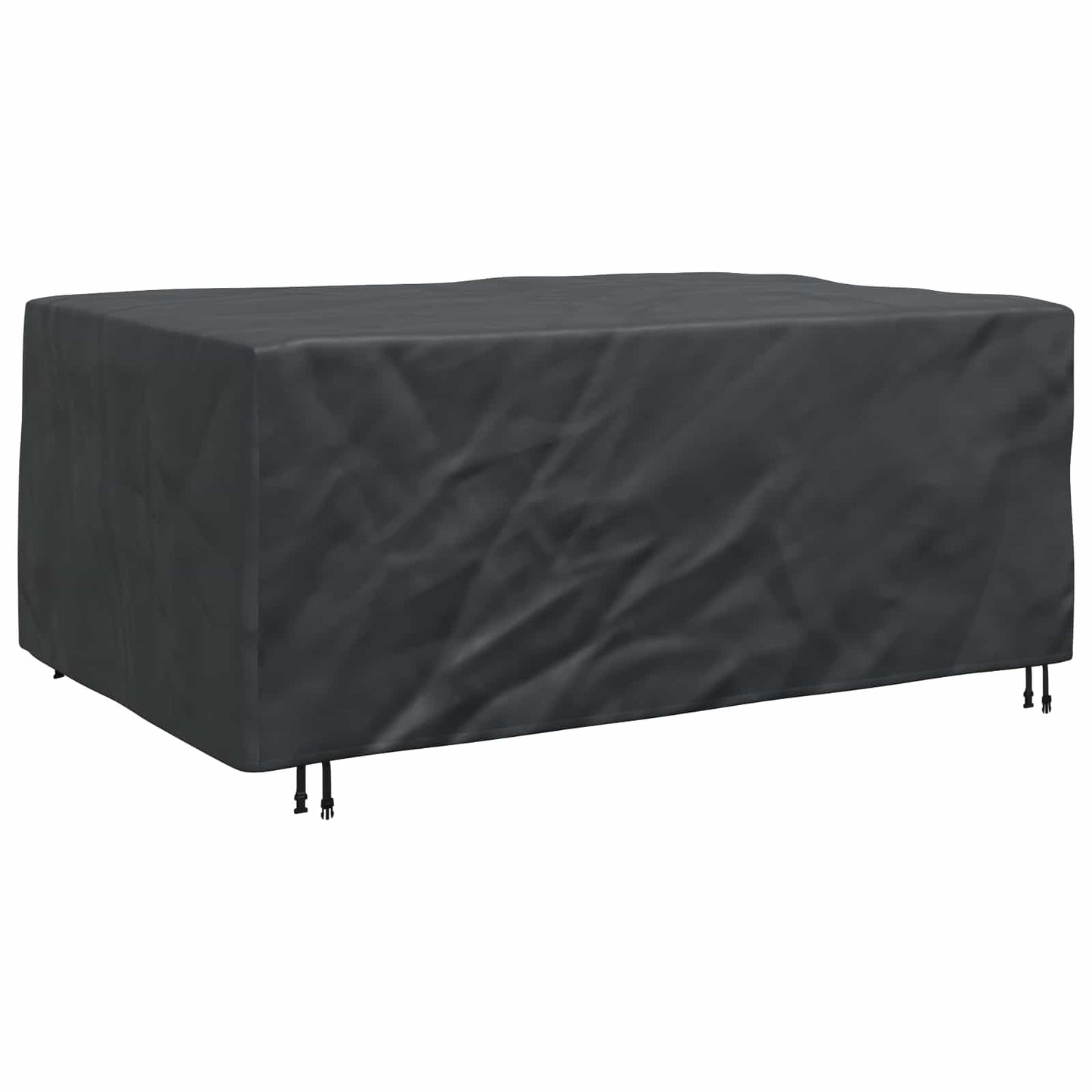 vidaXL Κάλυμμα επίπλων Μονόχρωμο Μαύρο 230 x 165 x 80 cm 600D