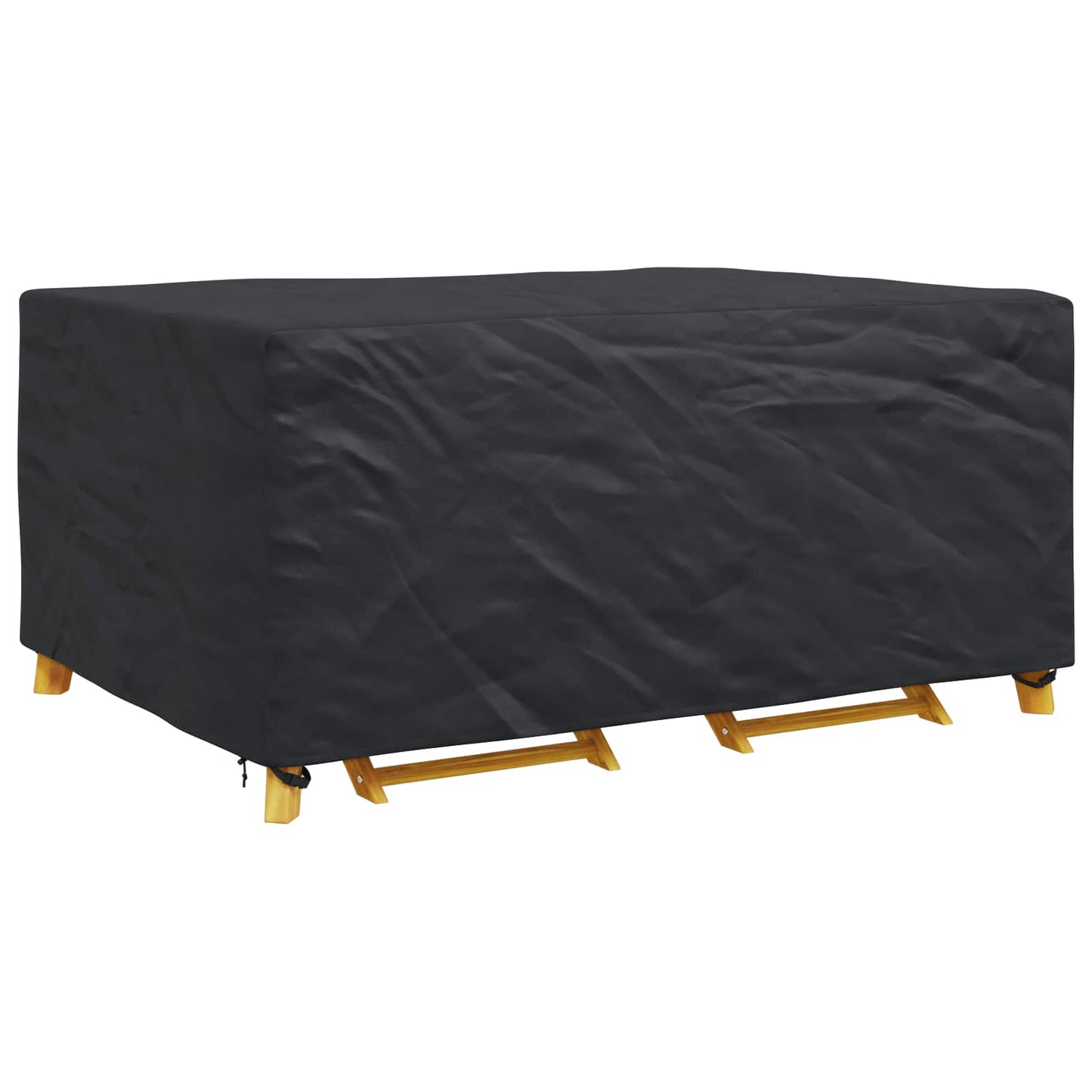 vidaXL Κάλυμμα επίπλων Μονόχρωμο Μαύρο 240 x 180 x 100 εκ. 420D
