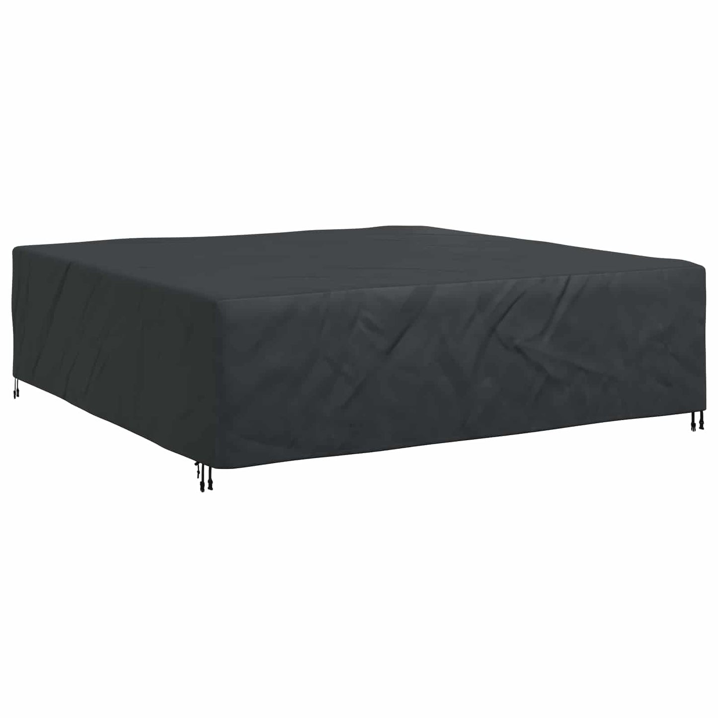 vidaXL Κάλυμμα επίπλων εξωτερικού χώρου Μαύρο 275 x 275 x 70 εκ. 600D