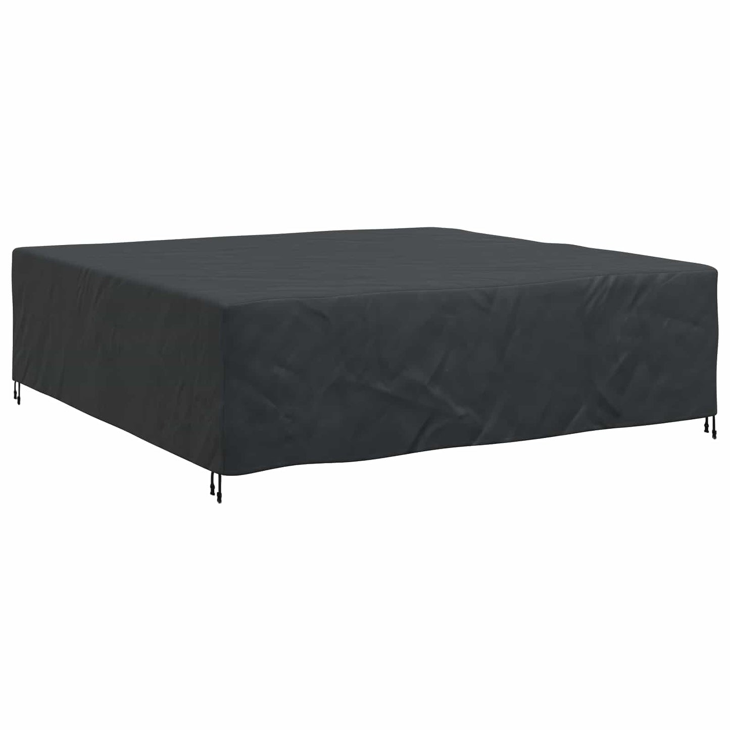 vidaXL Κάλυμμα επίπλων εξωτερικού χώρου Μαύρο 275 x 275 x 70 εκ. 600D