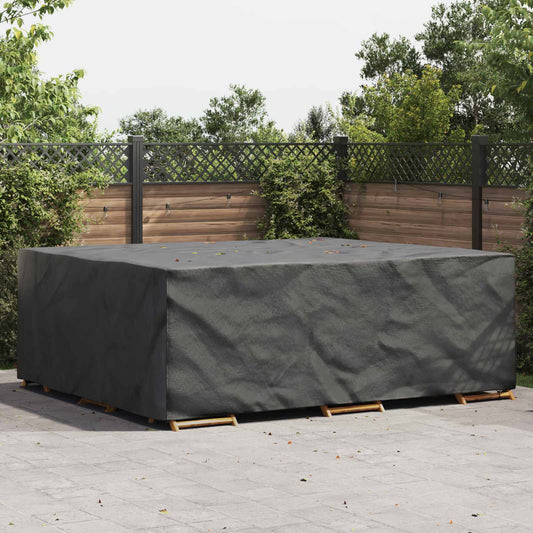 vidaXL Κάλυμμα επίπλων Μονόχρωμο Μαύρο 300 x 250 x 70 εκ. 600D