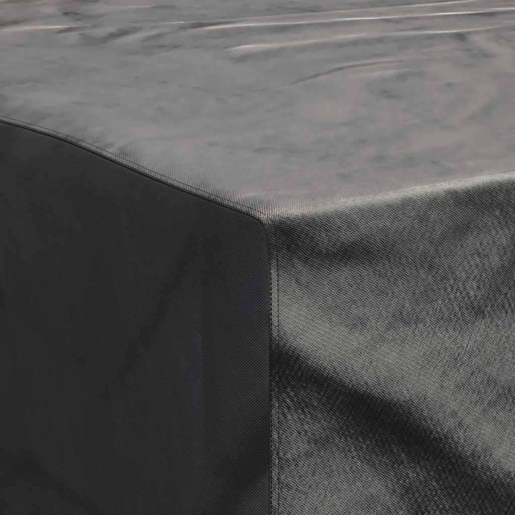 vidaXL Κάλυμμα επίπλων εξωτερικού χώρου Μαύρο 300 x 250 x 100 cm 600D