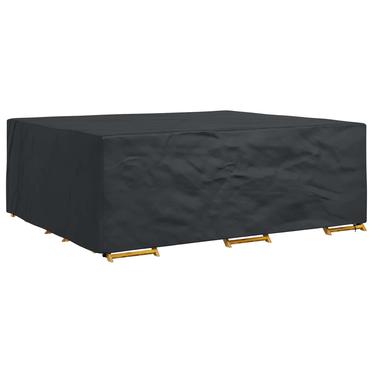 vidaXL Κάλυμμα επίπλων Μονόχρωμο Μαύρο 300 x 250 x 100 cm 600D