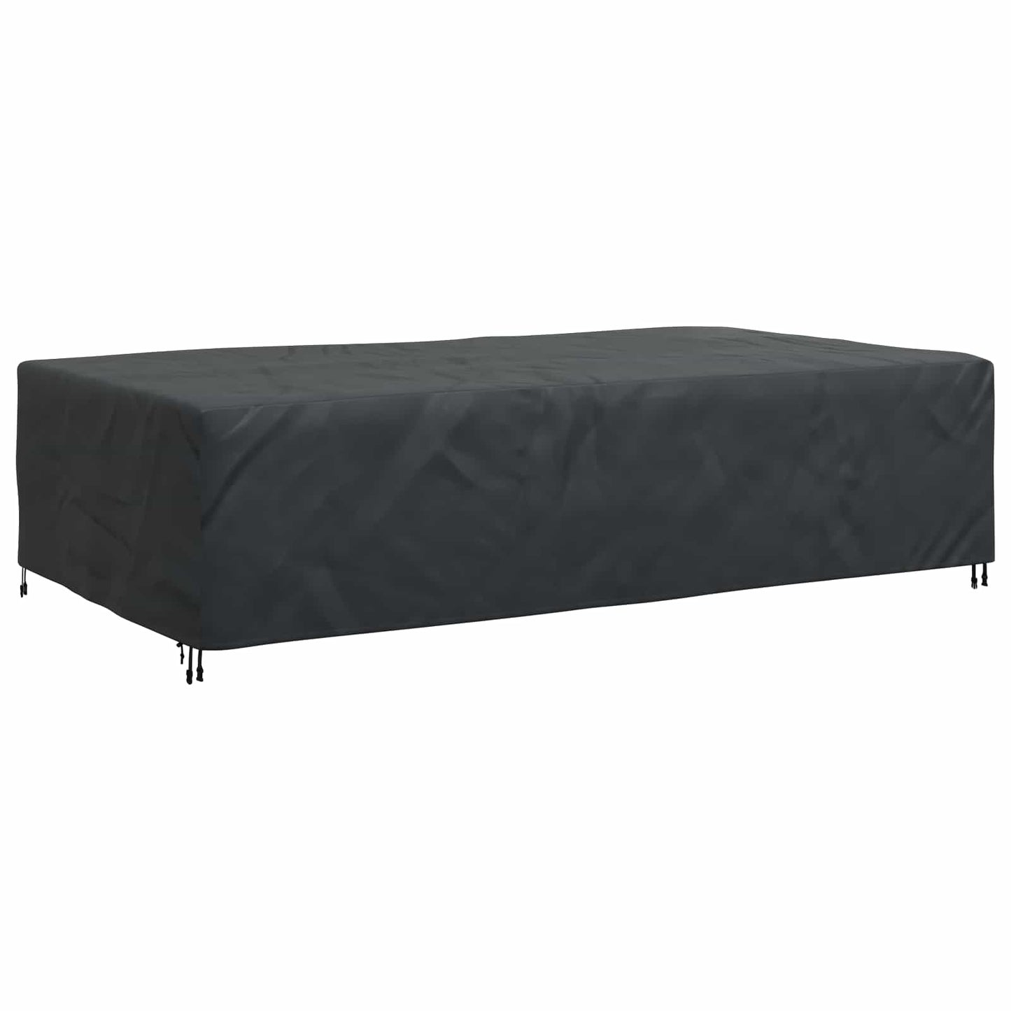 vidaXL Κάλυμμα επίπλων Μονόχρωμο Μαύρο 305 x 190 x 85 εκ. 600D