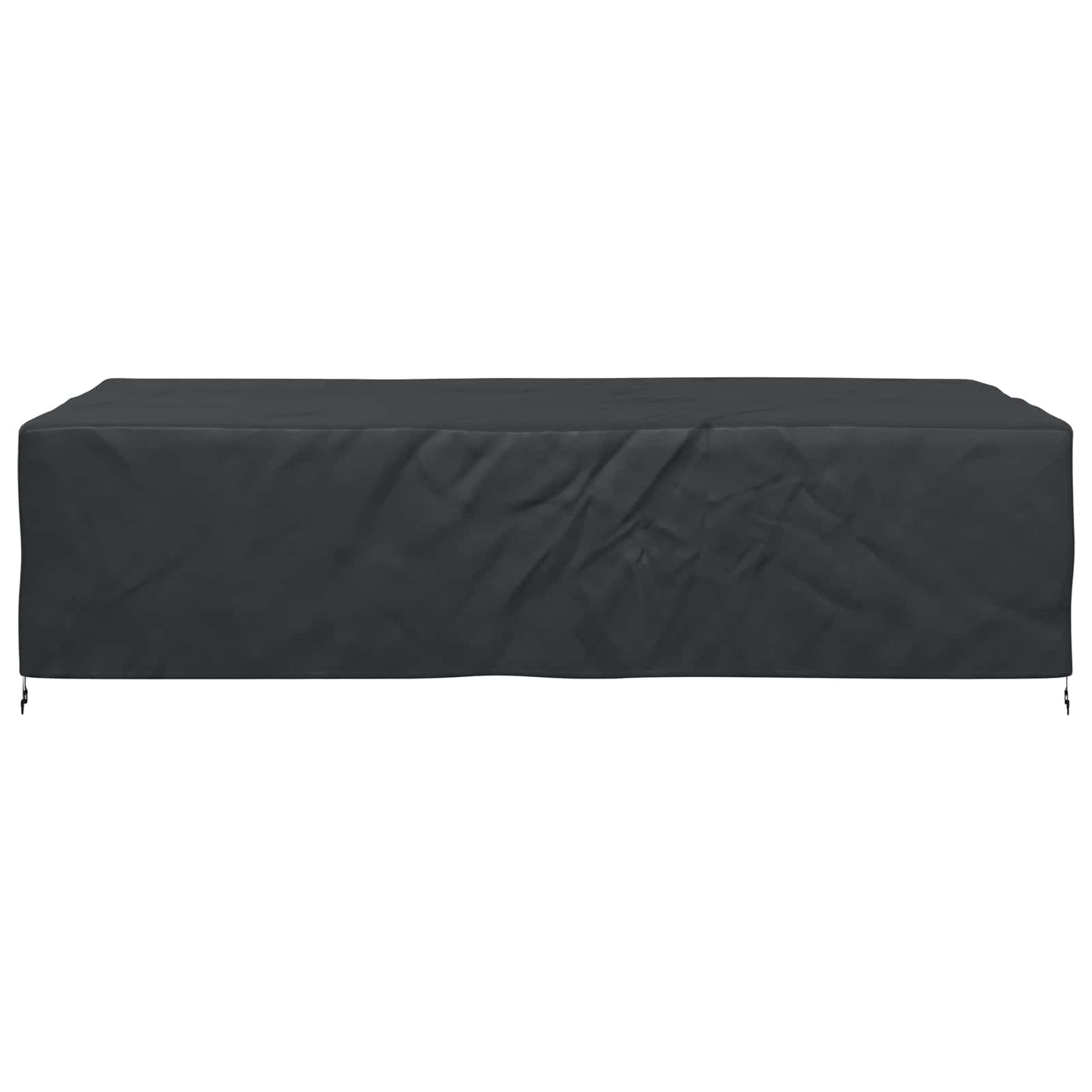 vidaXL Κάλυμμα επίπλων Μονόχρωμο Μαύρο 305 x 190 x 85 εκ. 600D