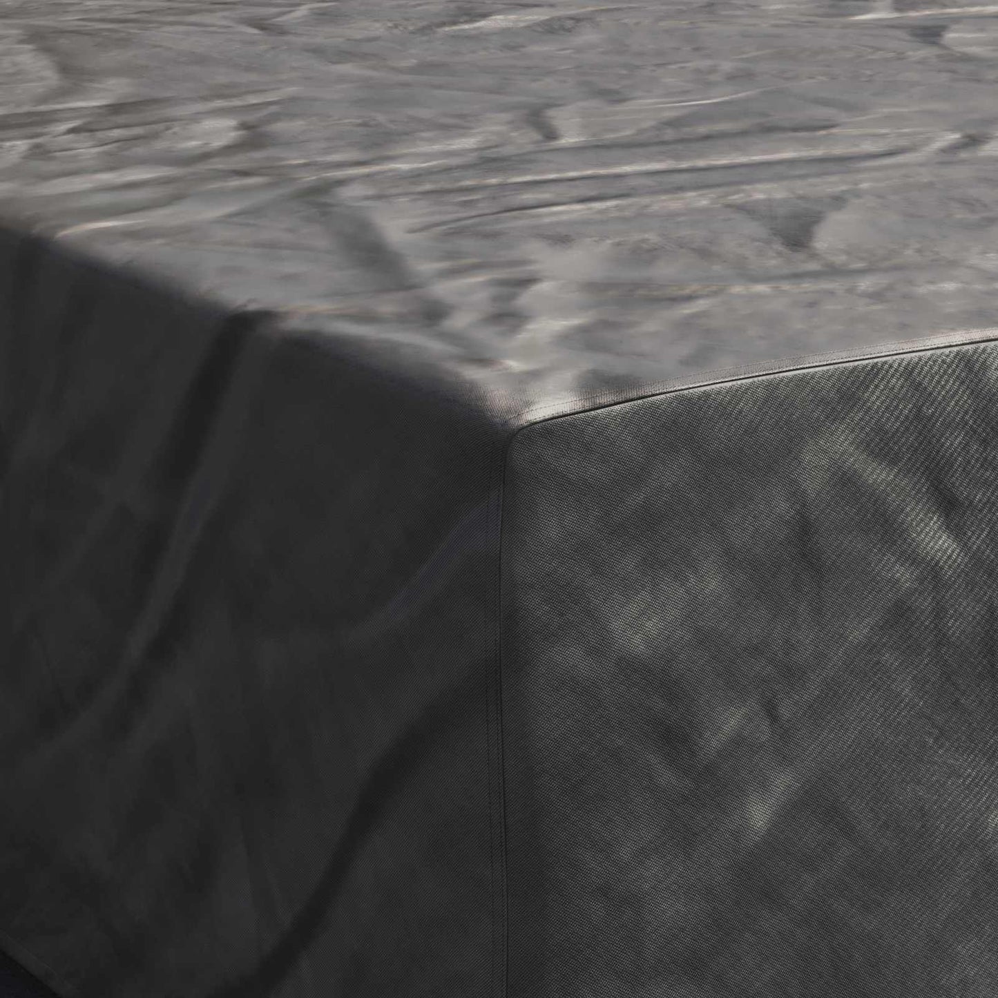 vidaXL Κάλυμμα επίπλων Μονόχρωμο Μαύρο 400 x 300 x 70 cm 210D
