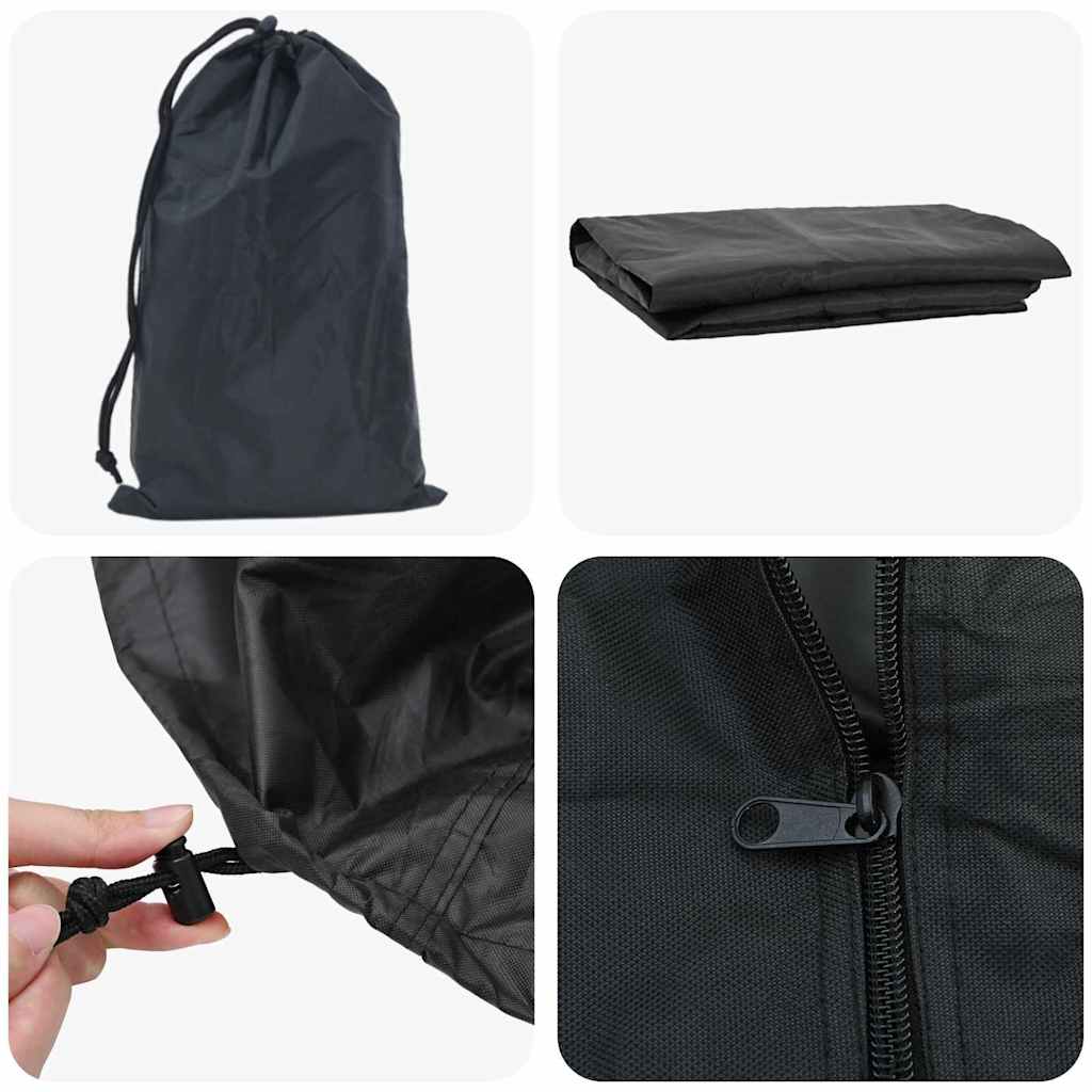 vidaXL Κάλυμμα Επίπλων Εξωτερικού Χώρου Μαύρο Ύφασμα 420D