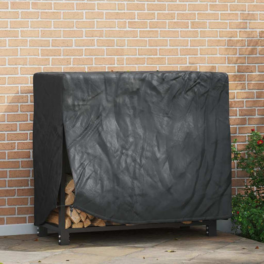 vidaXL Κάλυμμα για ξυλιέρα Μαύρο 61 x 122 x 106 εκ. Υφασμα Oxford 600D