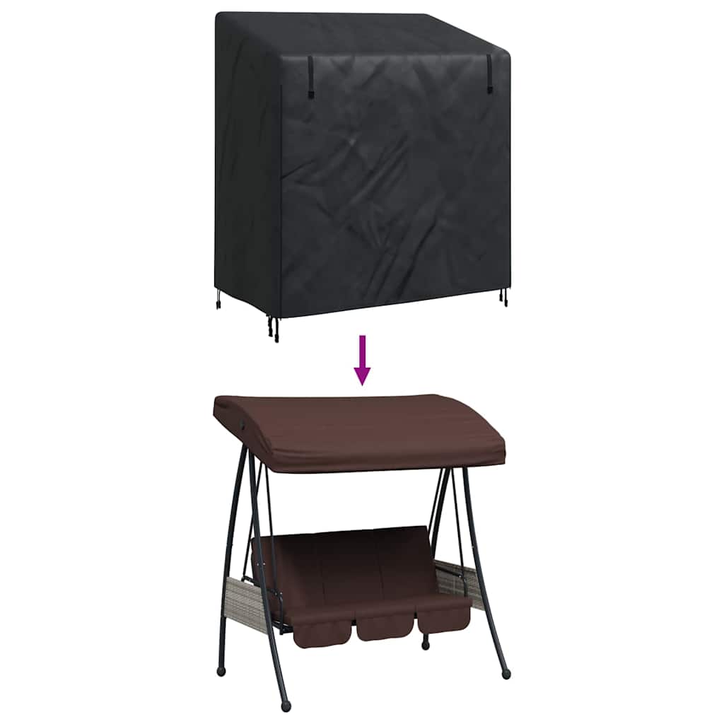 vidaXL Κάλυμμα για κούνια εξωτερικού χώρου 135 x 100 x 165 εκ.
