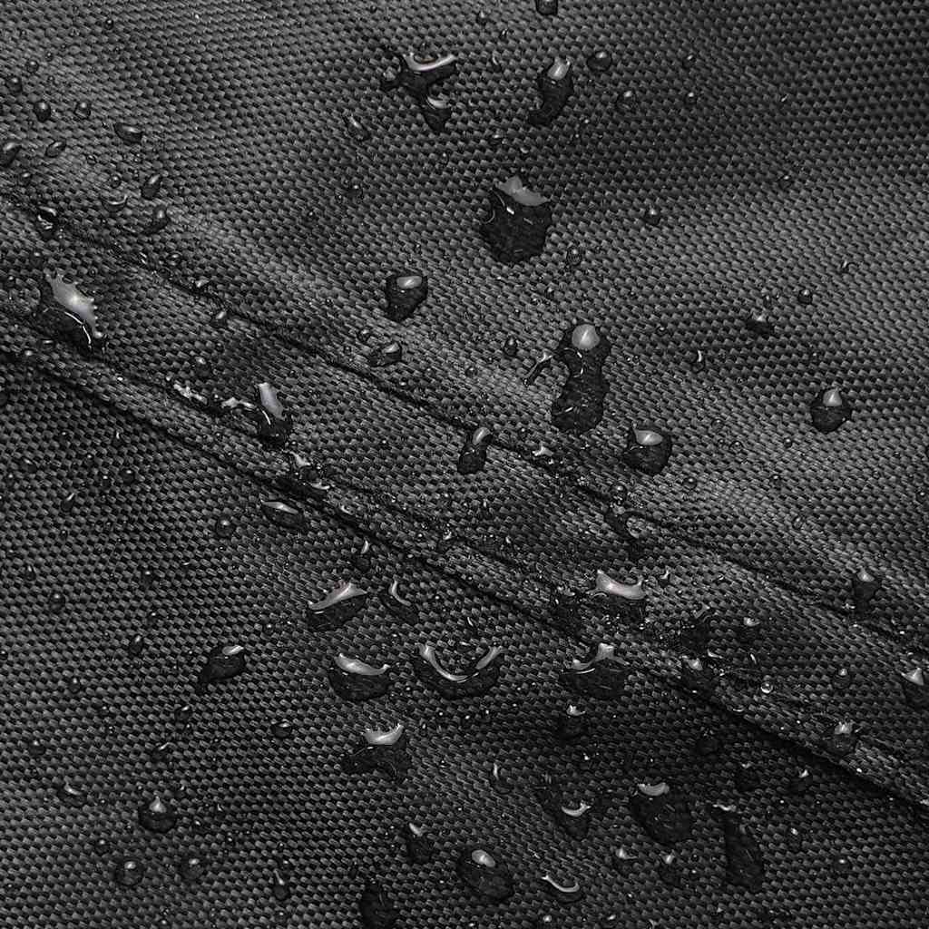 vidaXL Κάλυμμα Παγκάκι Κήπου Μαύρο 134 x 70 x 65 / 94 cm Ύφασμα 210D