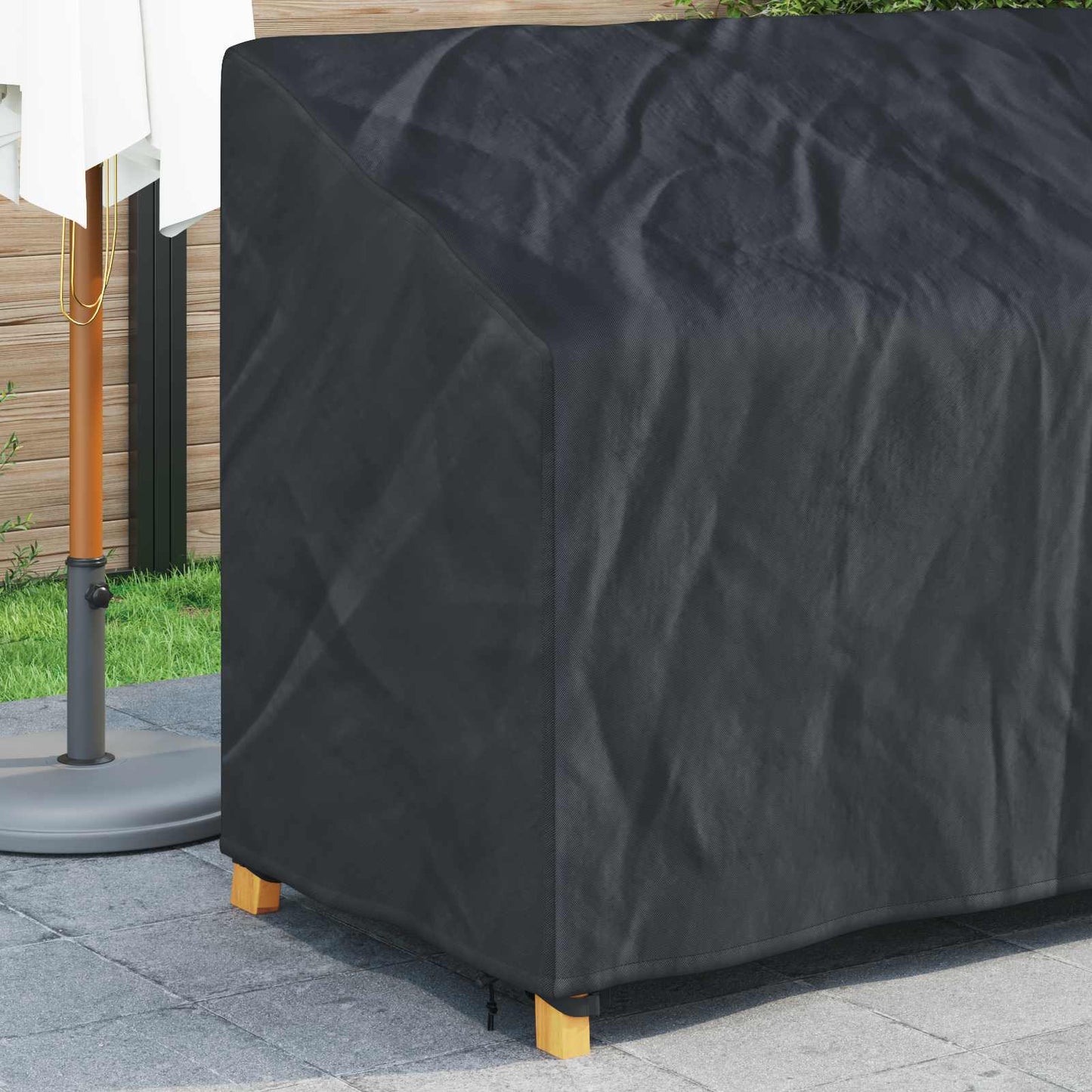 vidaXL Κάλυμμα Παγκάκι Κήπου 165 x 70 x 65 / 94 cm Ύφασμα Oxford 420D