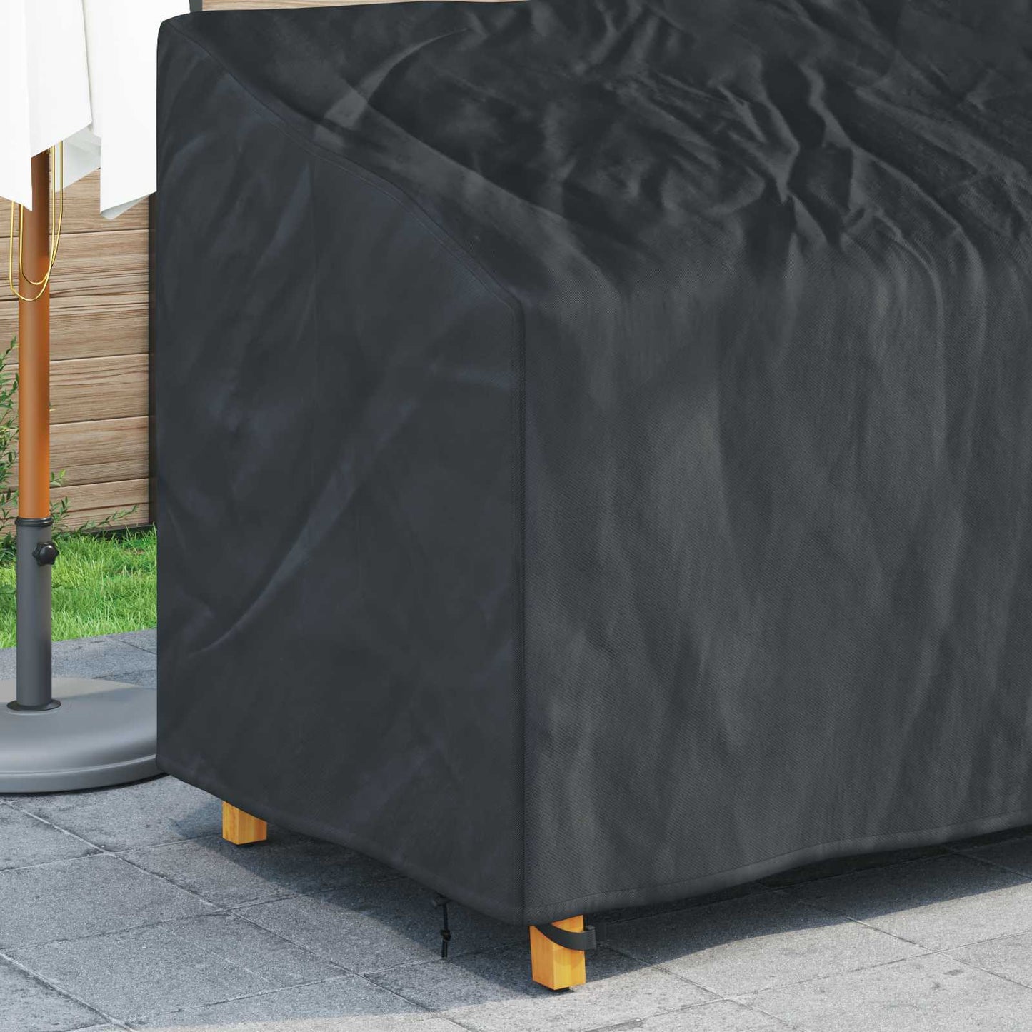 vidaXL Κάλυμμα Παγκάκι Κήπου 185 x 85 x 65 / 94 εκ Ύφασμα Oxford 600D