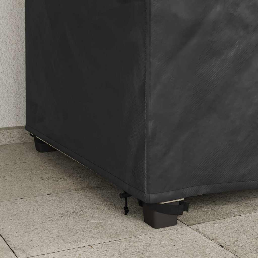 vidaXL Κάλυμμα Κήπου για Καρέκλα Μαύρο 90 x 90 x 50 / 75 cm Ύφασμα 210D