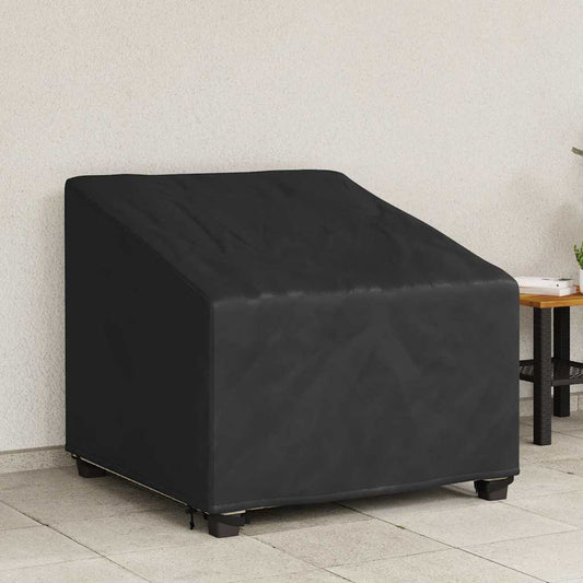 vidaXL Κάλυμμα Κήπου για Καρέκλα Μαύρο 90 x 90 x 50 / 75 cm Ύφασμα 210D