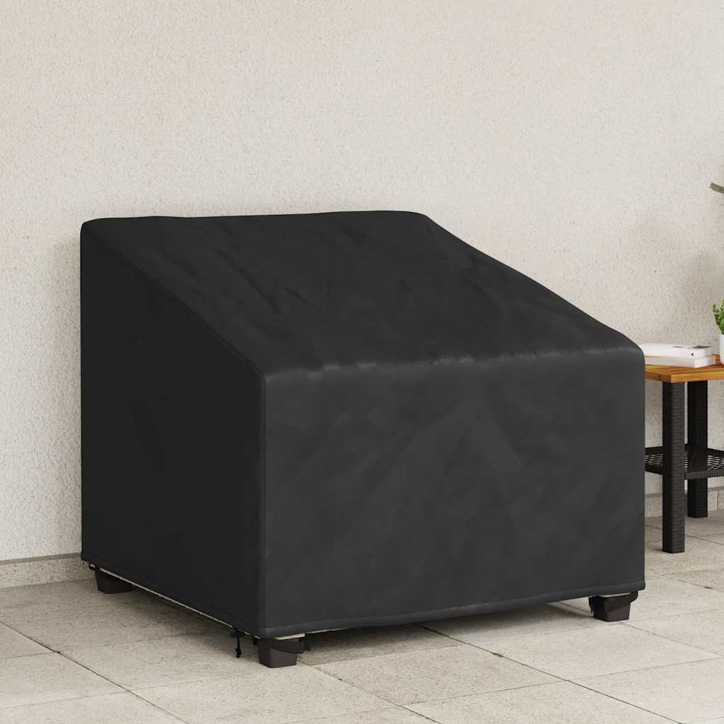 vidaXL Κάλυμμα Κήπου για Καρέκλα Μαύρο 90 x 90 x 50 / 75 cm Ύφασμα 420D