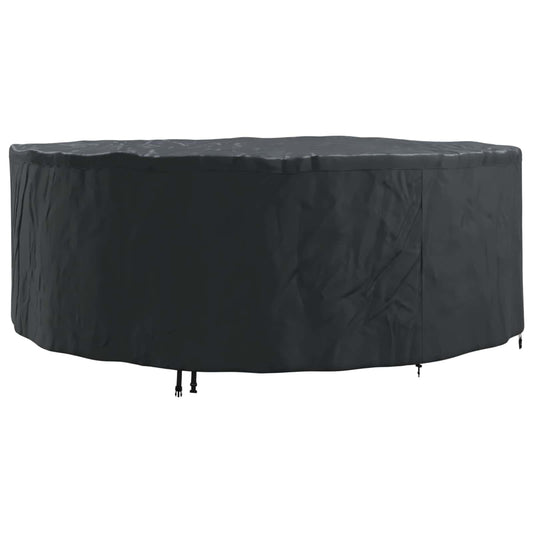 vidaXL Κάλυμμα επίπλων Μαύρο 244 x 244 x 85 εκ. Υφασμα Oxford 420D