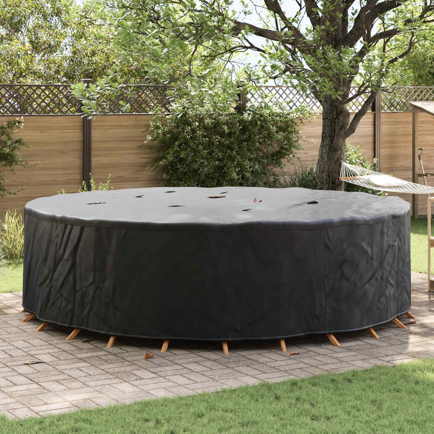 vidaXL Κάλυμμα επίπλων εξωτερικού χώρου 320 x 320 x 105 εκ.