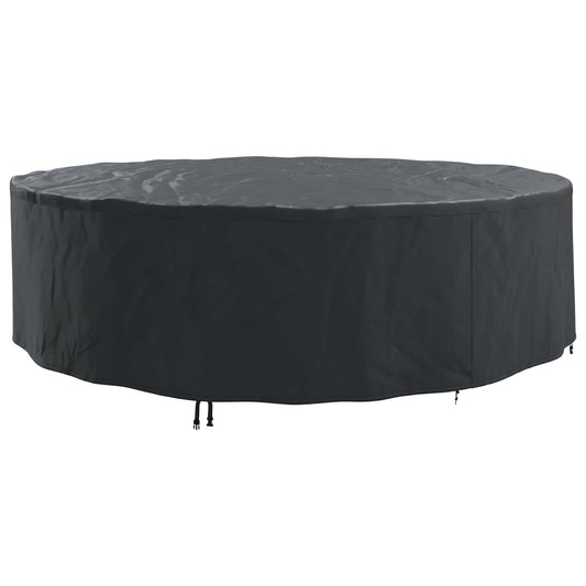 vidaXL Κάλυμμα επίπλων Μαύρο 320 x 320 x 105 εκ. Ύφασμα Oxford 600D