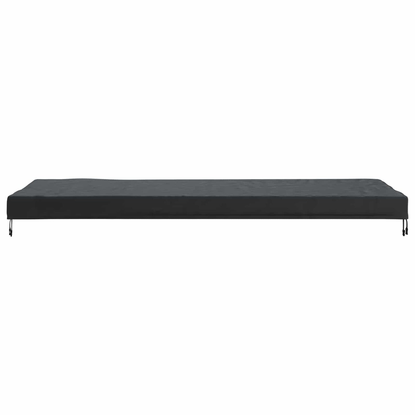 vidaXL Κάλυμμα Τραπέζι Μονόχρωμο Μαύρο 262 x 102 x 15 εκ. ύφασμα