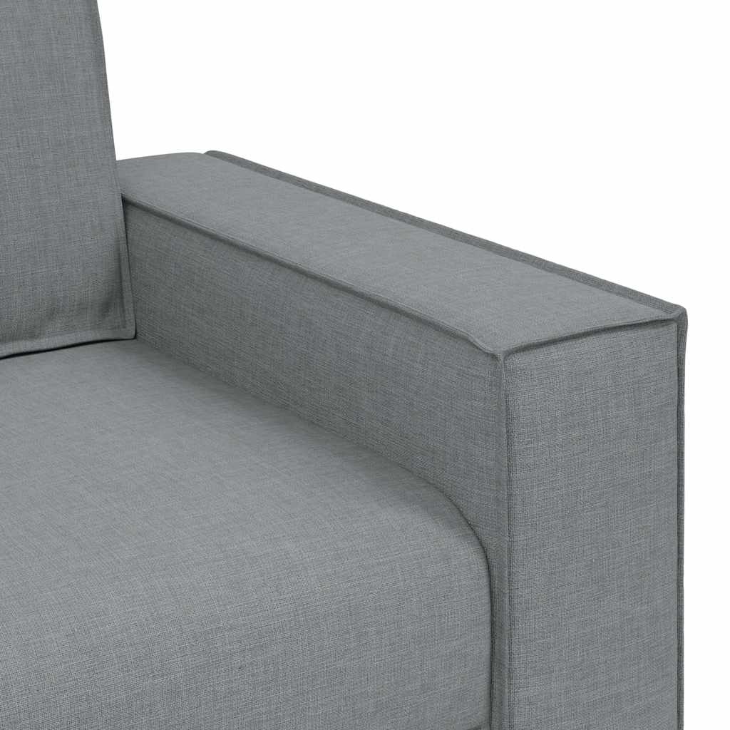vidaXL Πολυθρόνα-Καναπέ Ανοιχτό Γκρι 100x78x84 εκ. από Ύφασμα