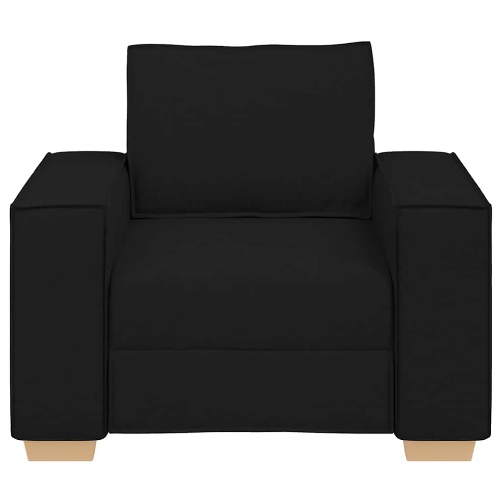 vidaXL Πολυθρόνα-Καναπέ Μαύρη από Ύφασμα 60 εκ.