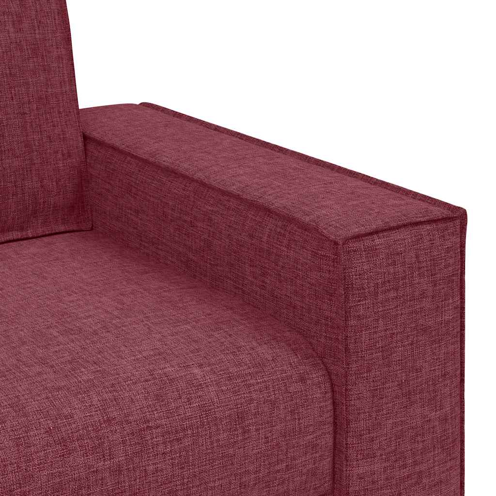 vidaXL Πολυθρόνα-Καναπέ Κόκκινη από Ύφασμα 100x78x84 εκ.