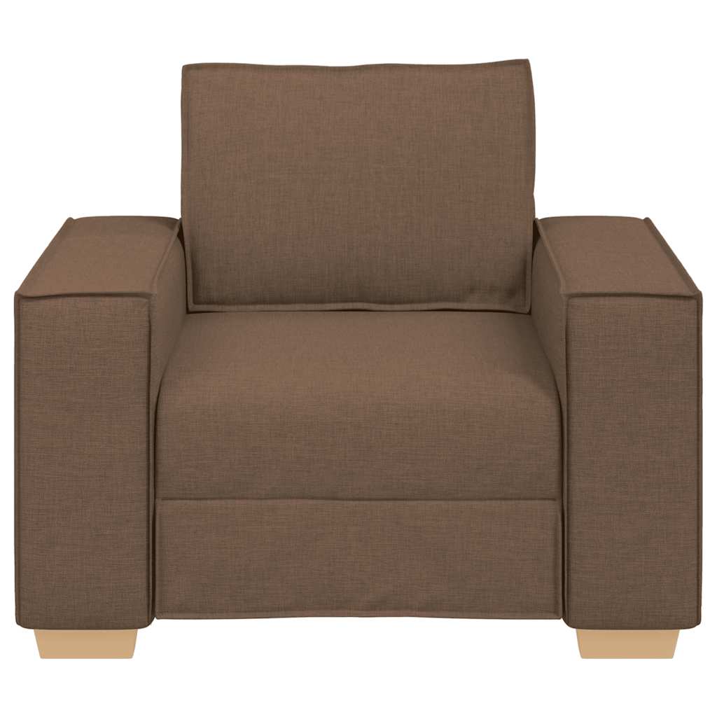 vidaXL Πολυθρόνα-Καναπέ-Καφέ 100x78x84 εκ. από Ύφασμα