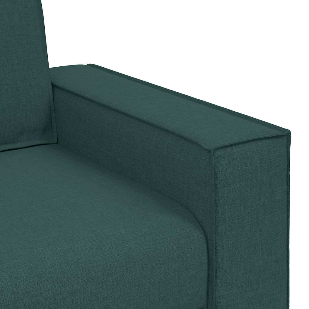 vidaXL Πολυθρόνα-Καναπέ Σκούρο Πράσινο 100x78x84 εκ. από Ύφασμα