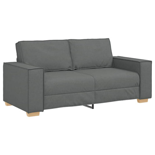 vidaXL Διθέσιος Καναπές Σκούρο Γκρι 180x78x84 εκ. Υφασμάτινος